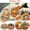 8 Pack Autumn Diamond Painting Coaster Kit with Holder – DIY 5D Full Drill Diamond Art Coasters Set, Cork Back Non-Slip Table Decor Crafts for Adults, 4 x 4 Inch